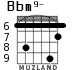 Bbm9- for guitar - option 3