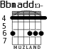 Bbmadd13- for guitar - option 3