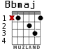 Bbmaj for guitar - option 2