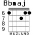 Bbmaj for guitar - option 6