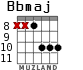 Bbmaj for guitar - option 7