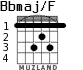 Bbmaj/F for guitar