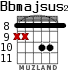 Bbmajsus2 for guitar - option 3