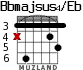 Bbmajsus4/Eb for guitar - option 2