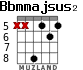 Bbmmajsus2 for guitar - option 2