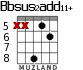 Bbsus2add11+ for guitar - option 4