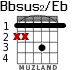 Bbsus2/Eb for guitar