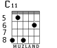 C11 for guitar - option 3