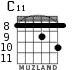 C11 for guitar - option 1