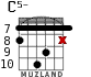C5- for guitar - option 4