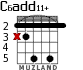 C6add11+ for guitar - option 2