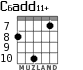 C6add11+ for guitar - option 6