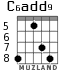 C6add9 for guitar - option 5