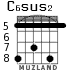 C6sus2 for guitar - option 6