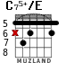 C75+/E for guitar - option 2