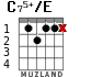 C75+/E for guitar - option 4