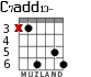 C7add13- for guitar - option 3