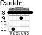 C7add13- for guitar - option 5