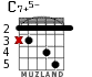 C7+5- for guitar - option 2