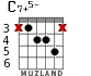 C7+5- for guitar - option 3
