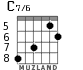 C7/6 for guitar - option 3