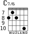 C7/6 for guitar - option 4