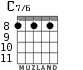 C7/6 for guitar - option 5