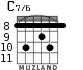 C7/6 for guitar - option 1