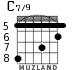 C7/9 for guitar - option 7