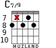 C7/9 for guitar - option 8