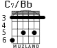 C7/Bb for guitar - option 3