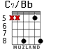C7/Bb for guitar - option 5