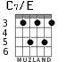 C7/E for guitar - option 3