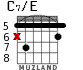 C7/E for guitar - option 4