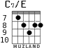 C7/E for guitar - option 7