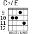 C7/E for guitar - option 8