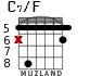 C7/F for guitar - option 3