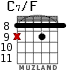 C7/F for guitar - option 4