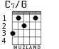 C7/G for guitar - option 1
