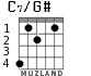 C7/G# for guitar - option 2