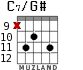 C7/G# for guitar - option 4