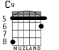 C9 for guitar - option 6