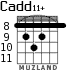 Cadd11+ for guitar - option 6
