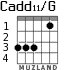 Cadd11/G for guitar - option 2