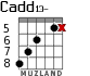 Cadd13- for guitar - option 5