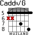 Cadd9/G for guitar - option 5