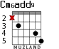 Cm6add9 for guitar - option 1
