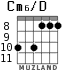 Cm6/D for guitar - option 3