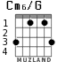 Cm6/G for guitar - option 2