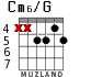 Cm6/G for guitar